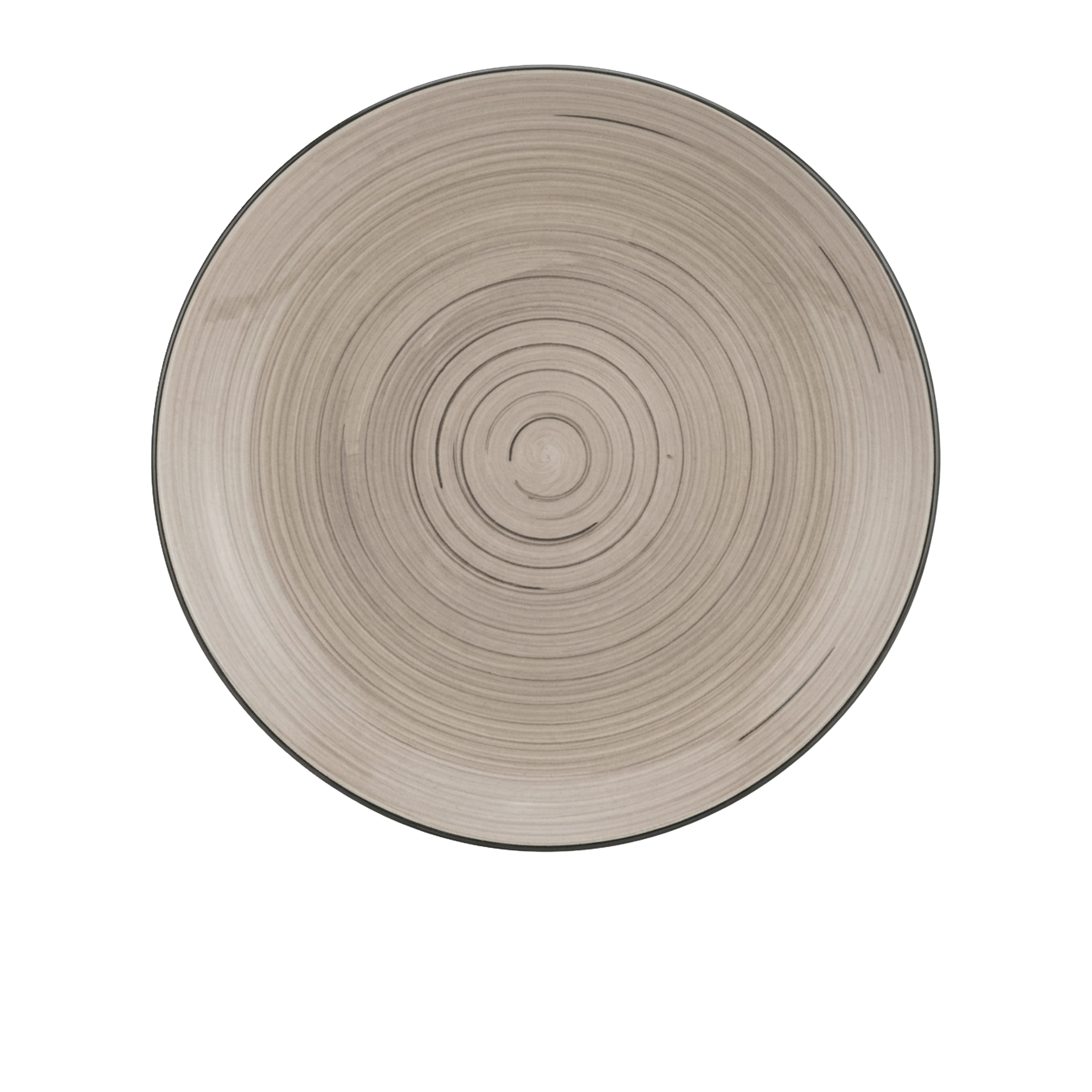 Prato Espiral Raso Redondo 27X3cm Pack 6