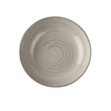 Prato Espiral Sopa Redondo 21X5cm Pack 6