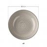 Prato Espiral Sopa Redondo 21X5cm Pack 6 Prato Espiral Sopa Redondo 21X5cm Pack 6