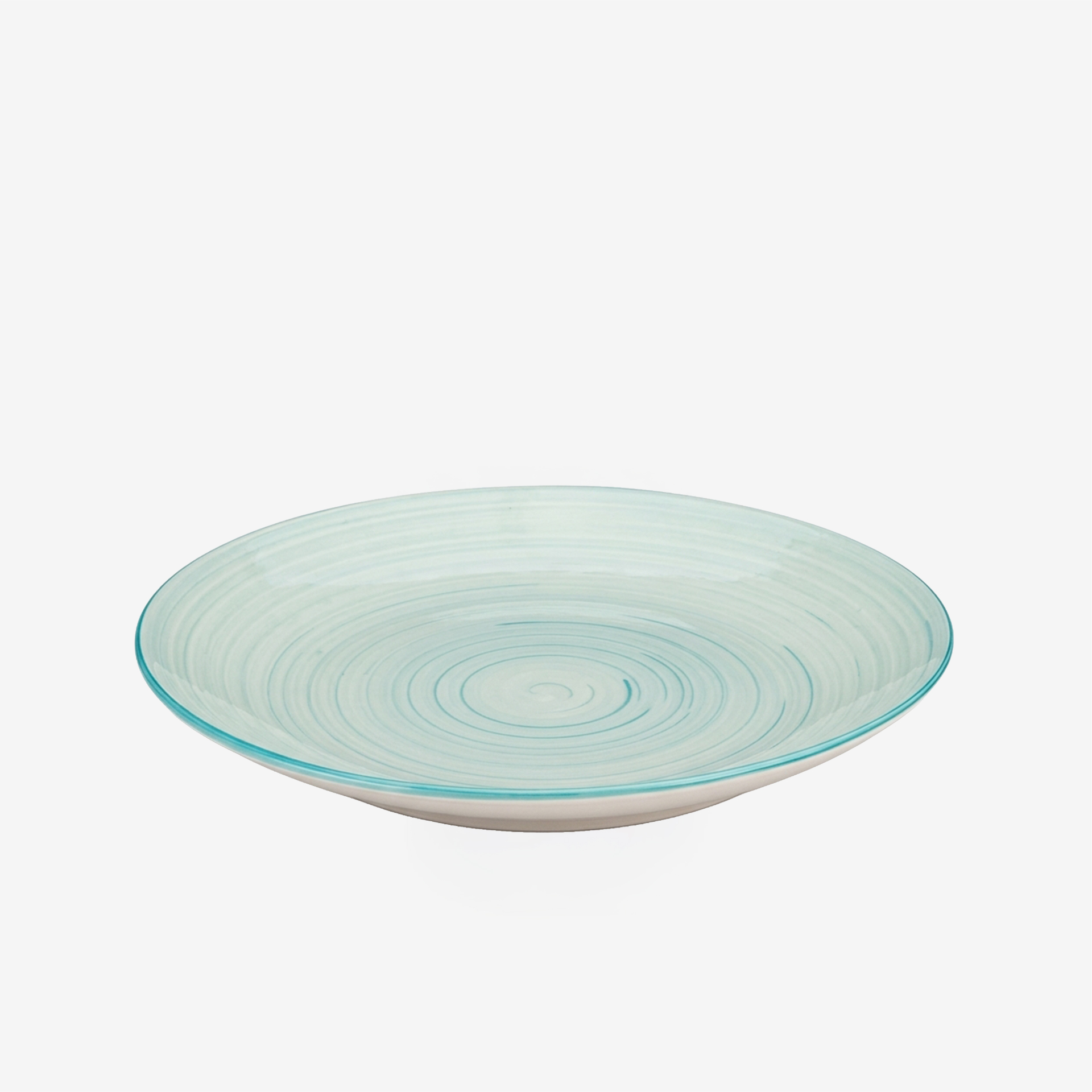 Prato Espiral Raso Redondo 27X3cm Pack 6