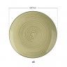 Prato Espiral Raso Redondo 27X3cm Pack 6 Prato Espiral Raso Redondo 27X3cm Pack 6