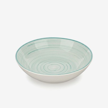 Prato Espiral Sopa Redondo 21X5cm Pack 6