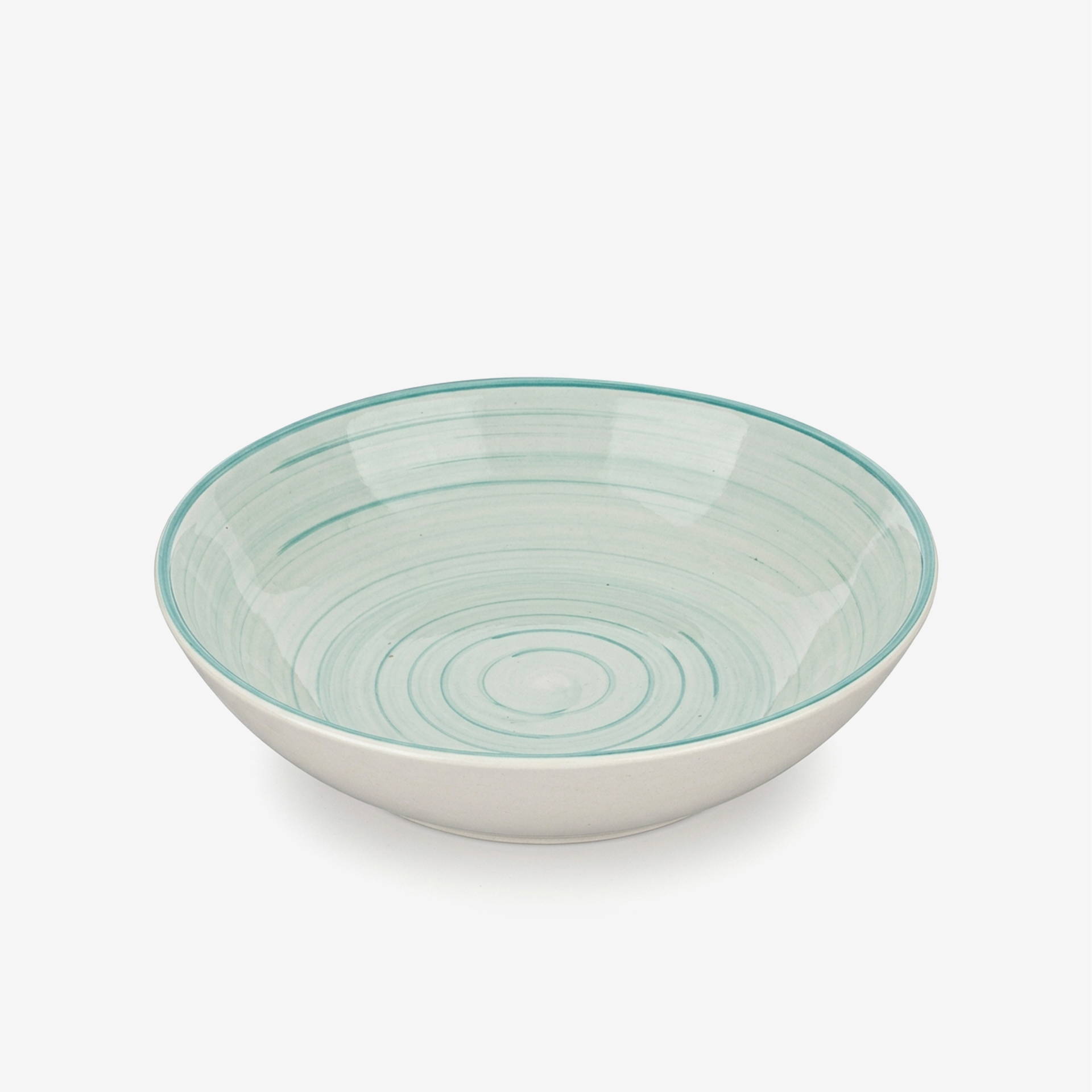 Prato Espiral Sopa Redondo 21X5cm Pack 6