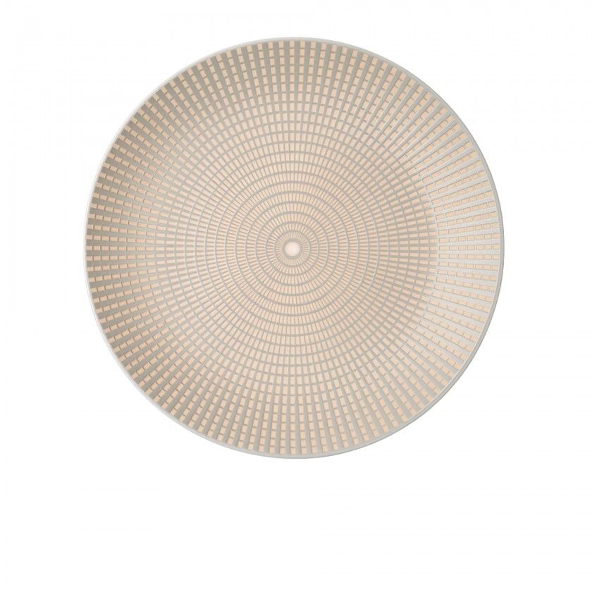 Prato Gravado Mesa Redondo Cinzento 27X3cm Pack 6 Prato Gravado Mesa Redondo Cinzento 27X3cm Pack 6