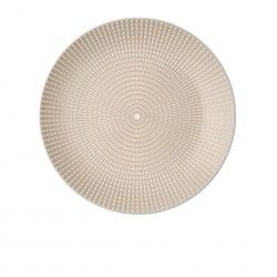 Prato Gravado Mesa Redondo Cinzento 27X3cm Pack 6