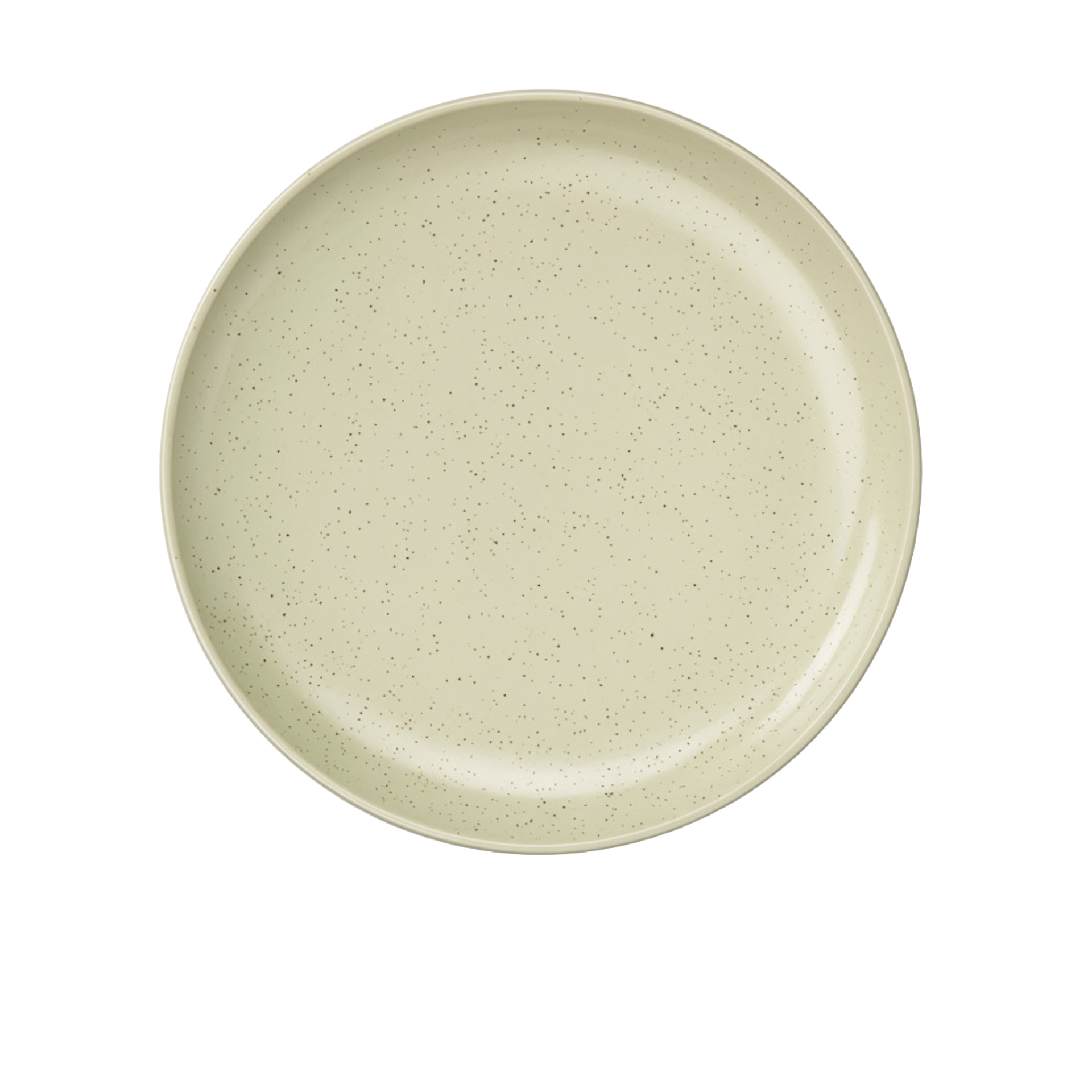 Prato Cerâmica Raso Redondo Verde Claro 26cm Pack 6