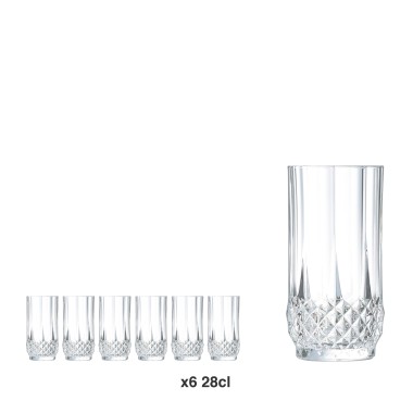 Copo Sem Pé Longchamp 28cl Pack 6