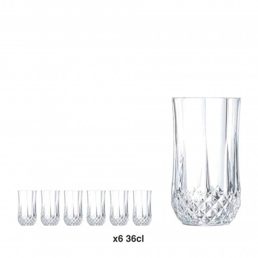 Copo Sem Pé Longchamp 36cl Pack 6 Copo Sem Pé Longchamp 36cl Pack 6