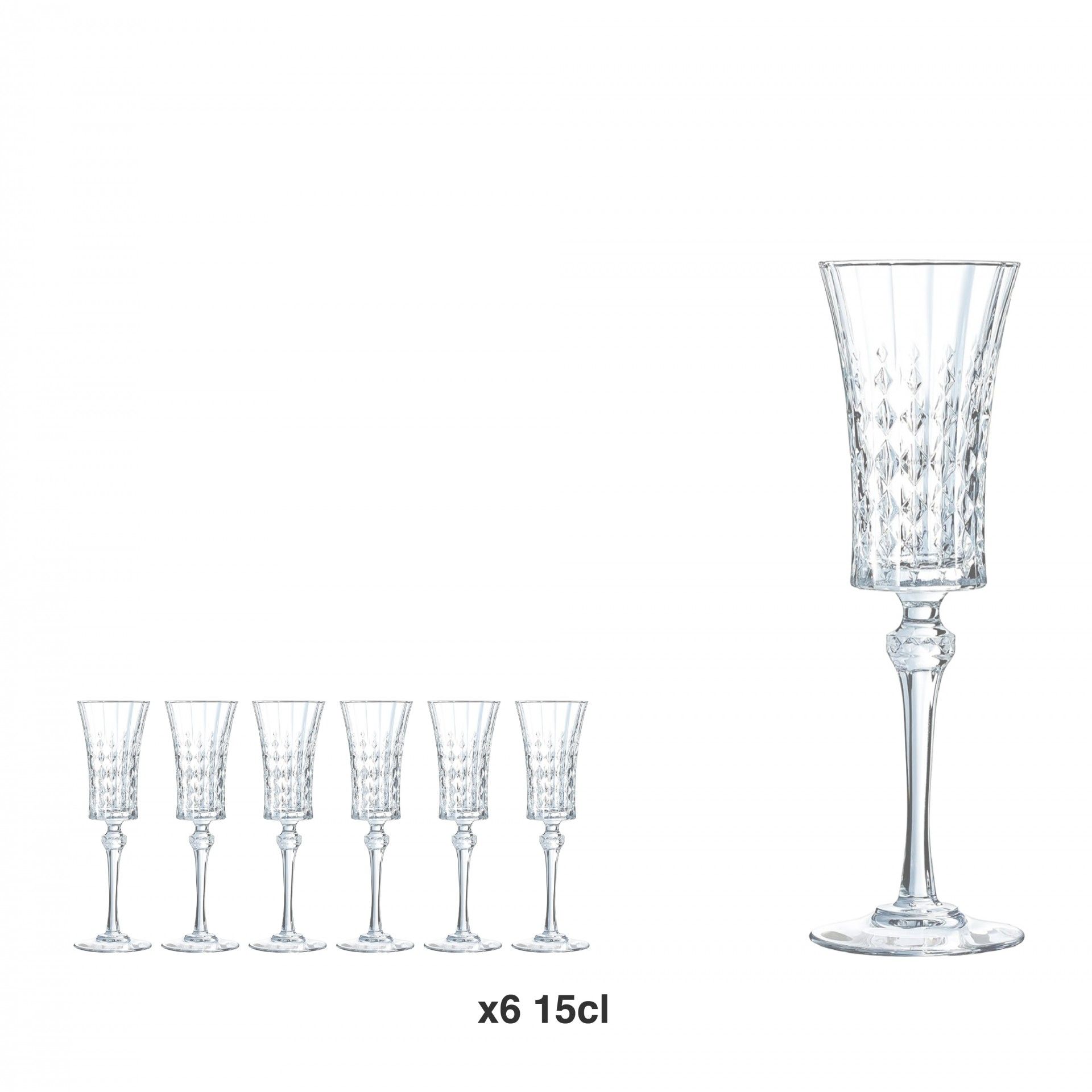 Copo Lady Diamond Flute 15cl