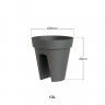 Vaso Capri Varanda 30X30cm 10L Vaso Capri Varanda 30X30cm 10L