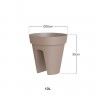 Vaso Capri Varanda 30X30cm 10L Vaso Capri Varanda 30X30cm 10L