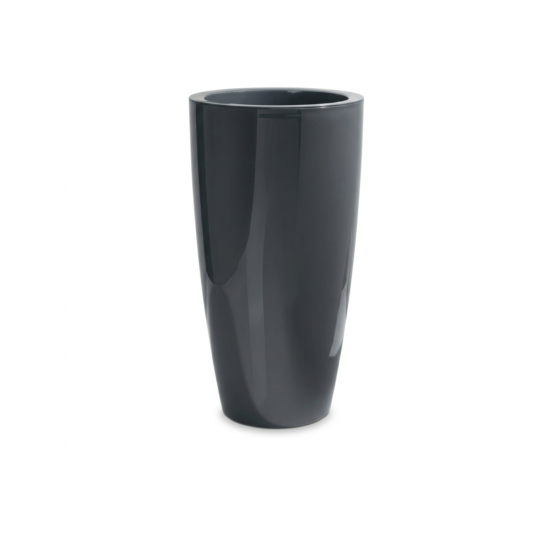 Vaso Santorini Com Interior Ø40X78cm 72L Cinza