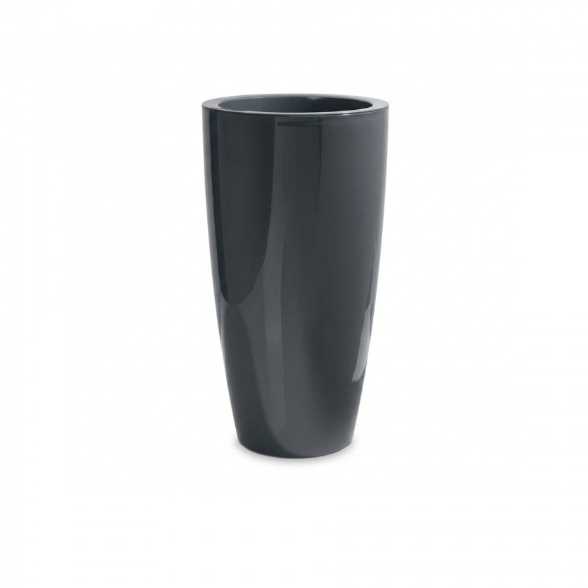 Vaso Santorini Com Interior Ø40X78cm 72L Cinza Vaso Santorini Com Interior Ø40X78cm 72L Cinza