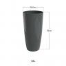 Vaso Santorini Ø40X78cm 72L Antracite Vaso Santorini Ø40X78cm 72L Antracite