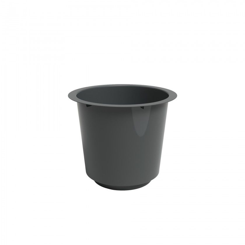 Interior Vaso Santorini Ø40X40cm 28L Antracite Interior Vaso Santorini Ø40X40cm 28L Antracite