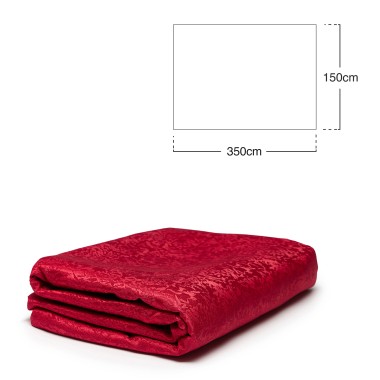 Toalha Mesa Bordo 150X350cm