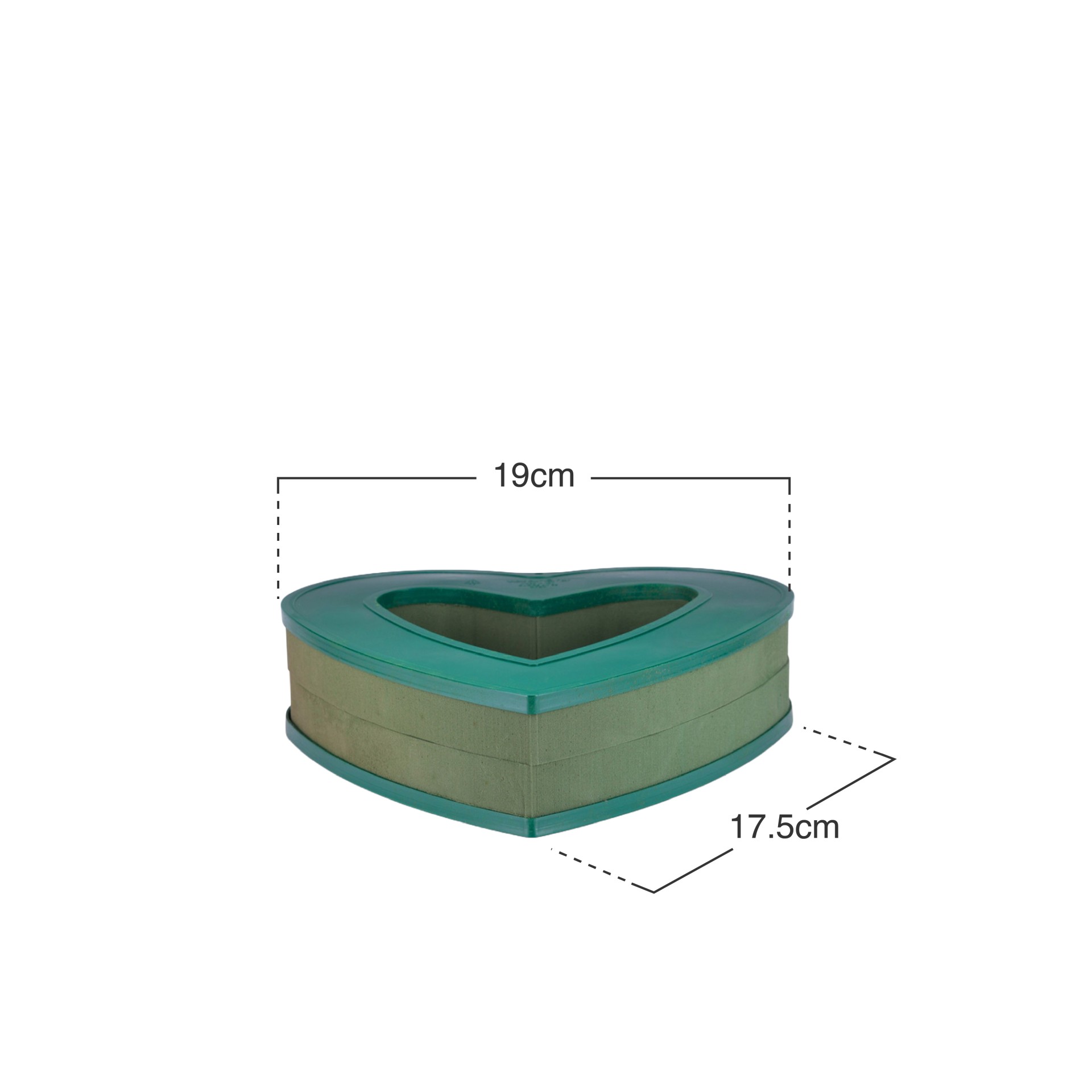 Pack 2 Esponja Coroção Aberto Natural 19X17.5cm