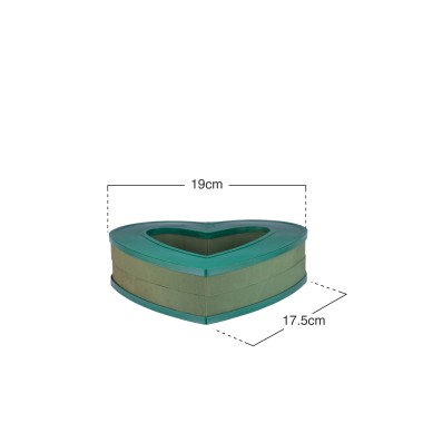 Pack 2 Esponja Coroção Aberto Natural 19X17.5cm