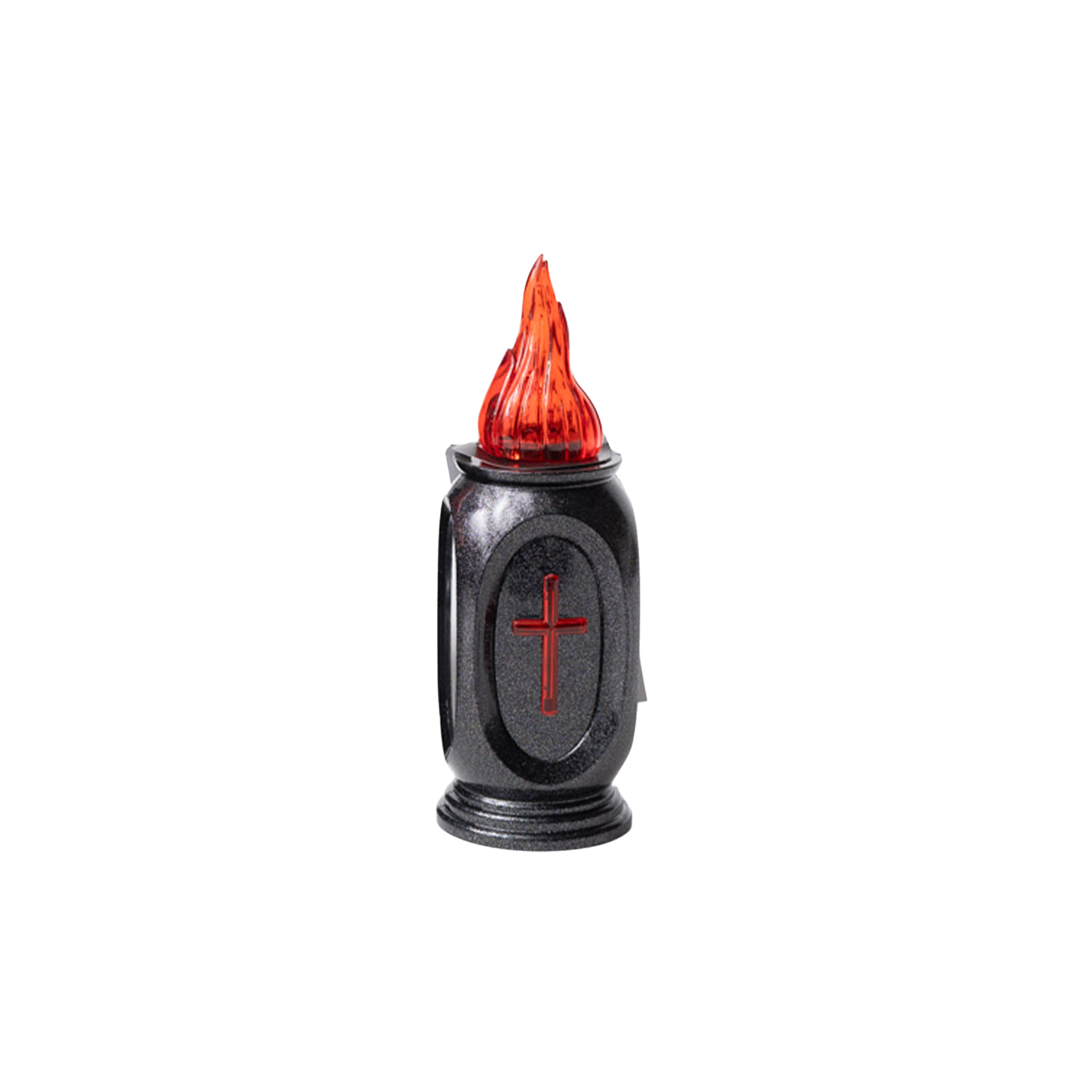 Cirio Eletrico Led Elipsa Vermelho 16cm