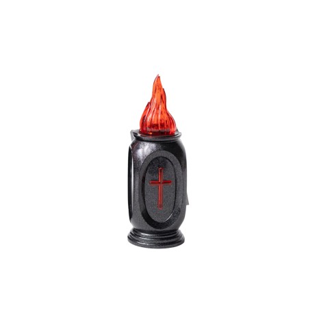 Cirio Eletrico Led Elipsa Vermelho 16cm - Image product