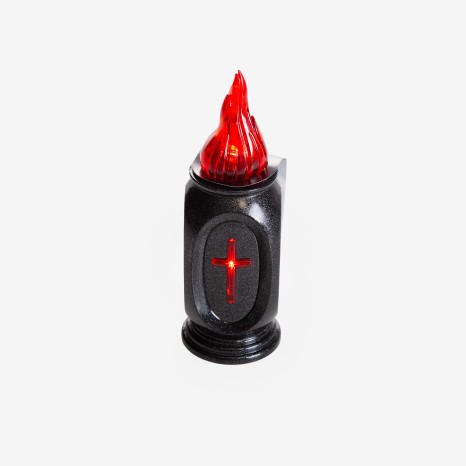 Cirio Eletrico Led Elipsa Vermelho 16cm - Image product