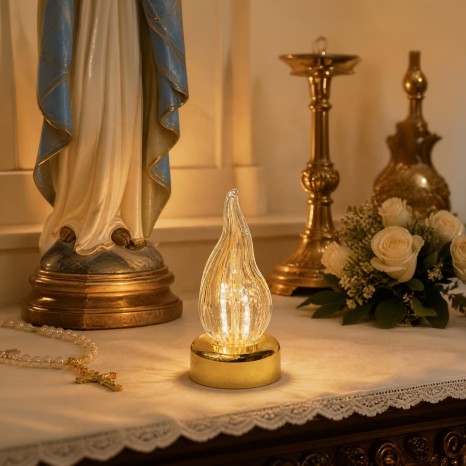 Cirio Eletrico Led Pieta 15cm - Image product