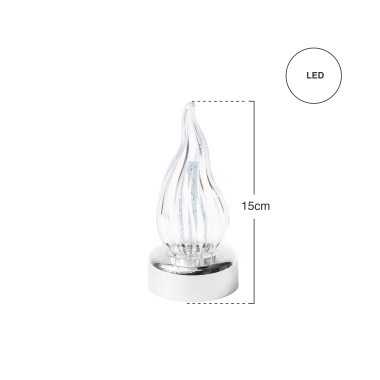 Cirio Eletrico Led Pieta 15cm