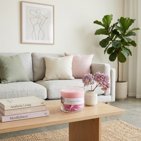 Vela Copo Vidro Summertime - Image product