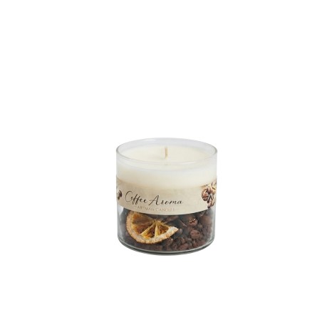 Vela Copo Vidro Coffee Creme - Image product