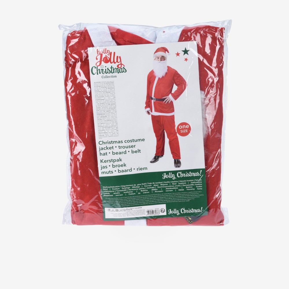 Fato Pai Natal 5 Peças