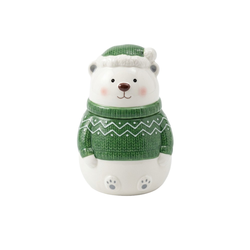 Frasco Hermético Boneco Natal Sortido 21cm