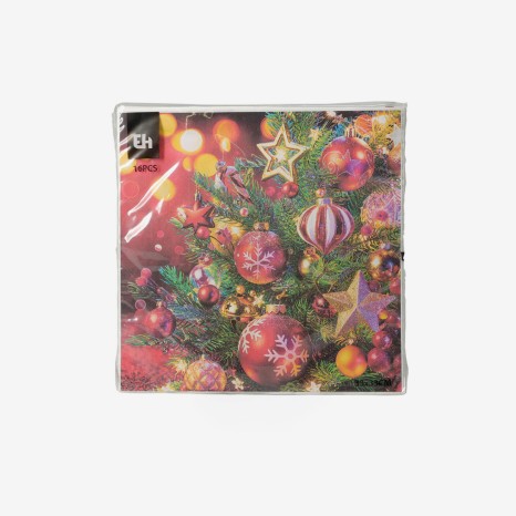 Guardanapo Natal Velas Sortido 33X33cm Pack 16 - Image product