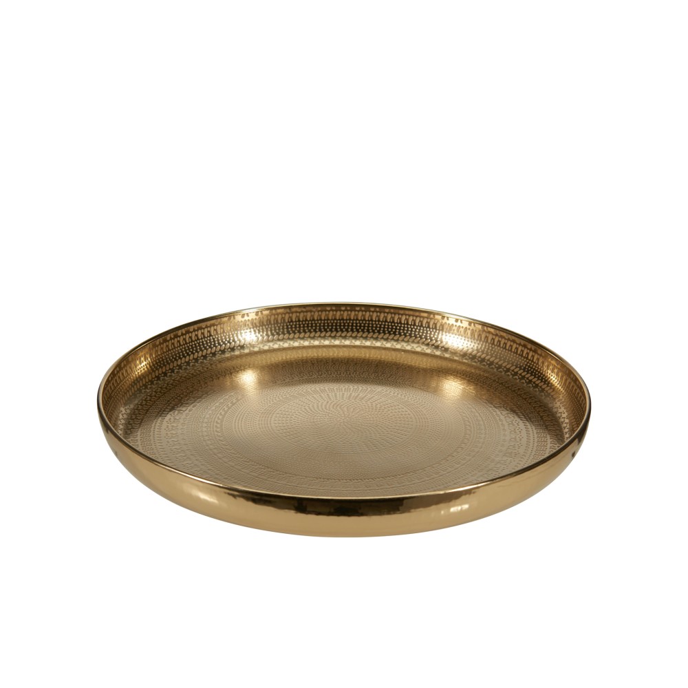 Bandeja Metal Dourado 34cm