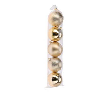 Bola Natal Dourado Ø8cm Pack 5 - Image product