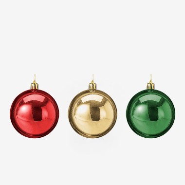 Bola Natal Tradicional Sortido Ø10cm