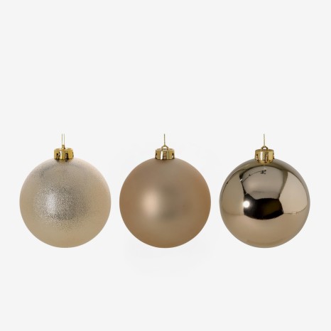 Bola Natal Sortido Dourado �12cm - Image product