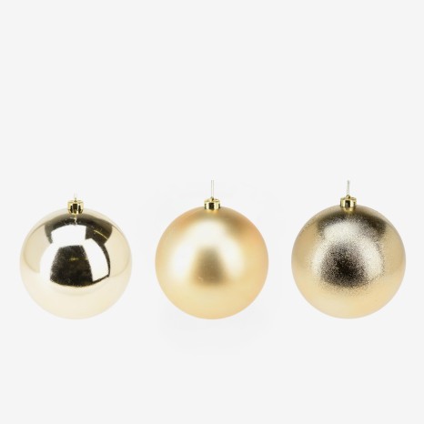 Bola Natal Dourado Sortido Ø14cm - Image product