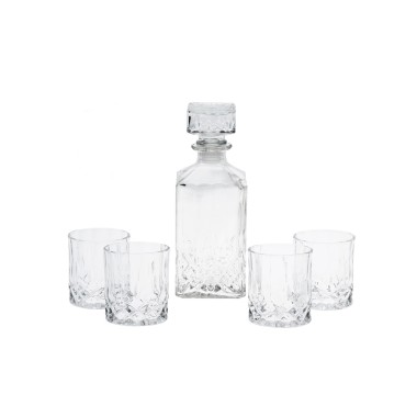 Conjunto Decanter + 4 Copos Vidro