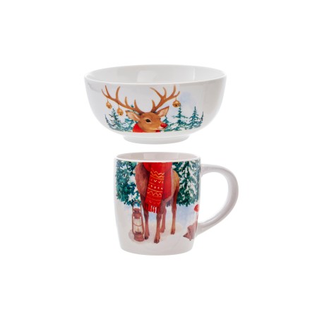 Caneca e Ta�a Porcelana Natal Sortido - Image product
