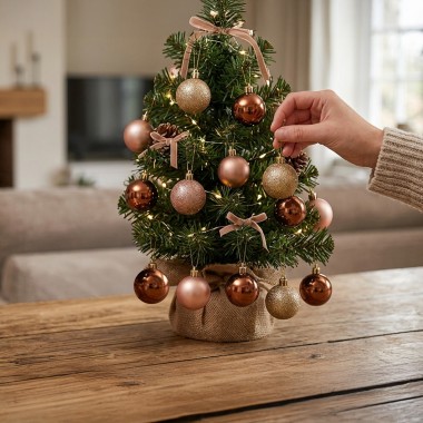 Bola Natal Ambar �4cm Pack 20