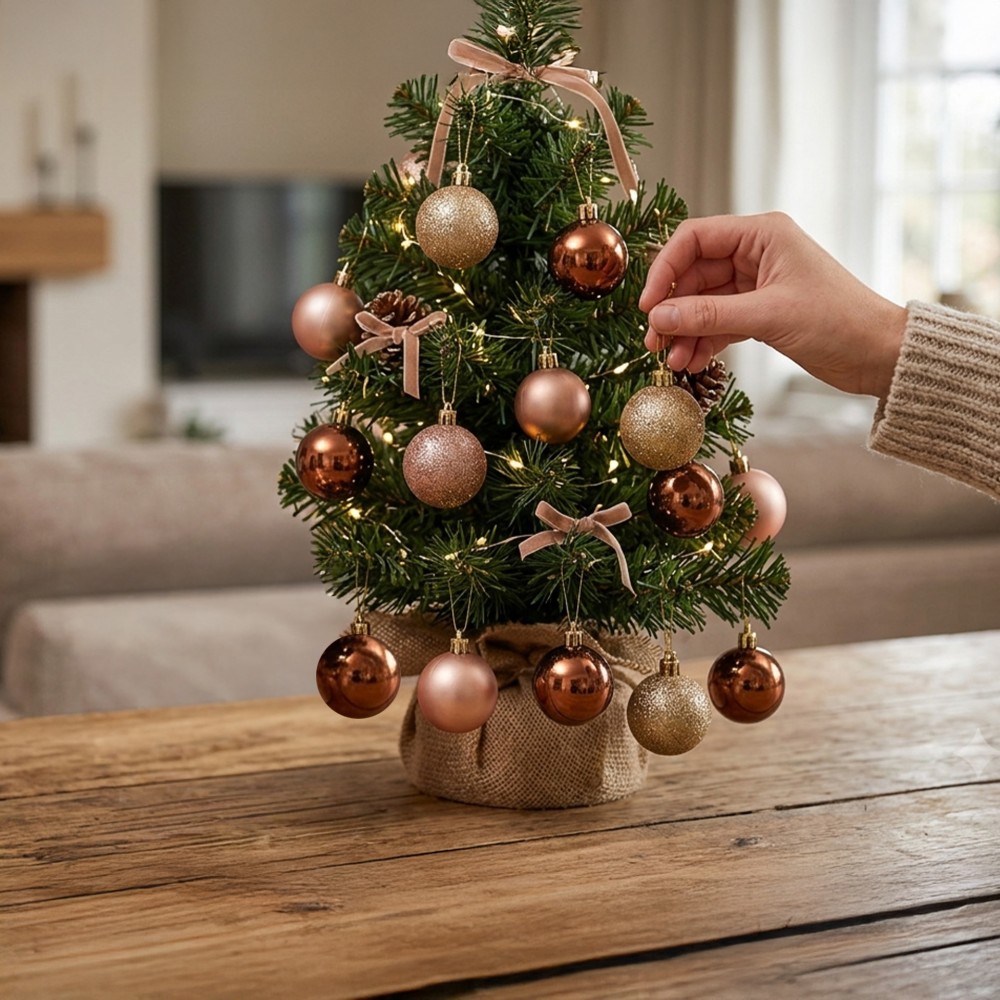 Bola Natal Ambar �4cm Pack 20