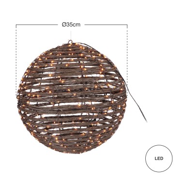 Bola Decorativa com Led �35cm