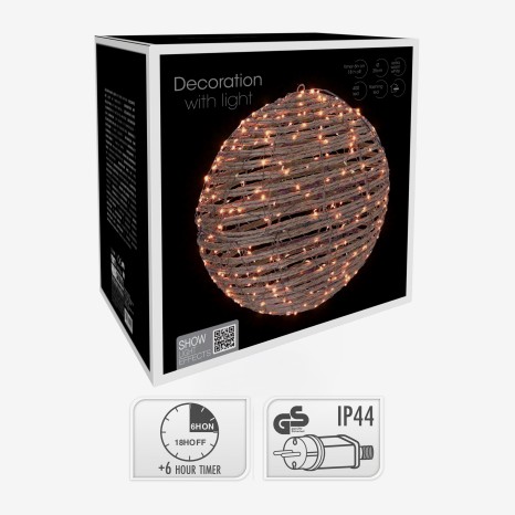 Bola Decorativa com Led Ø35cm - Image product