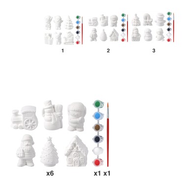 Conjunto Pintar Natal Sortido 13 Peças