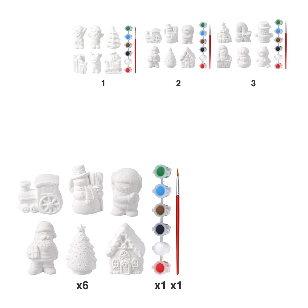 Conjunto Pintar Natal Sortido 13 Peças