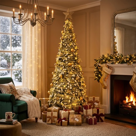 �rvore Natal Pop Up com Led Dourado 180cm - Image product