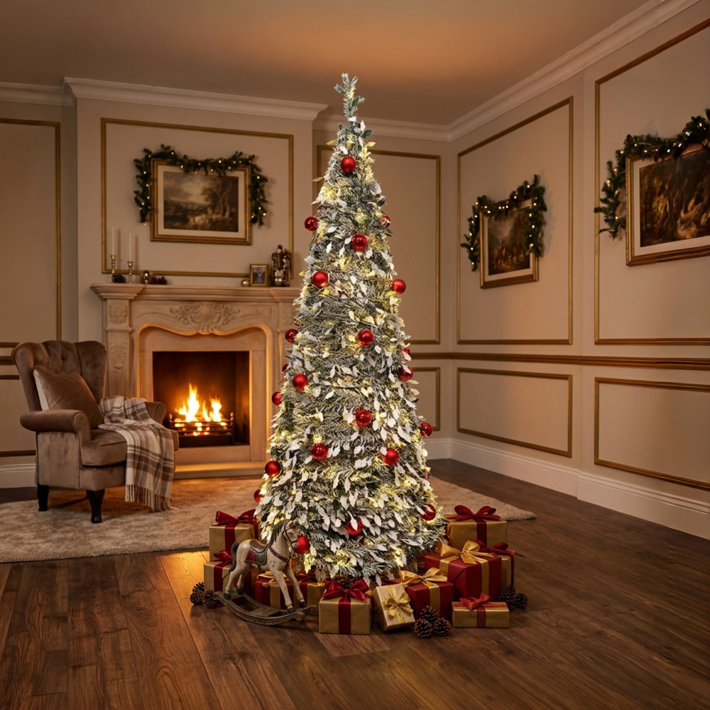 Árvore Natal Pop Up com Led Vermelho 180cm