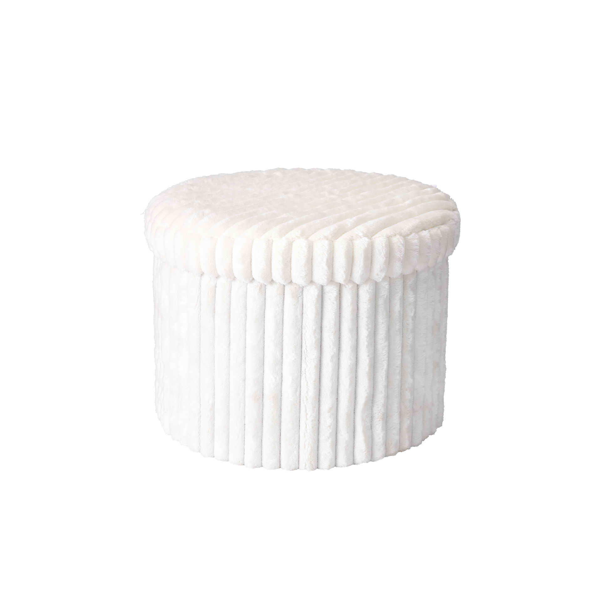 Banco com Arrumação Branco 43cm