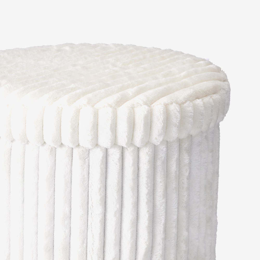 Banco com Arrumação Branco 43cm