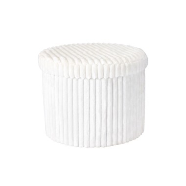 Banco com Arrumação Branco 52cm